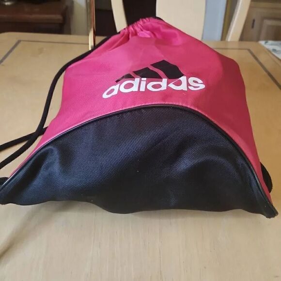 Adidas drawstring bag black and pink - Picture 4 of 4